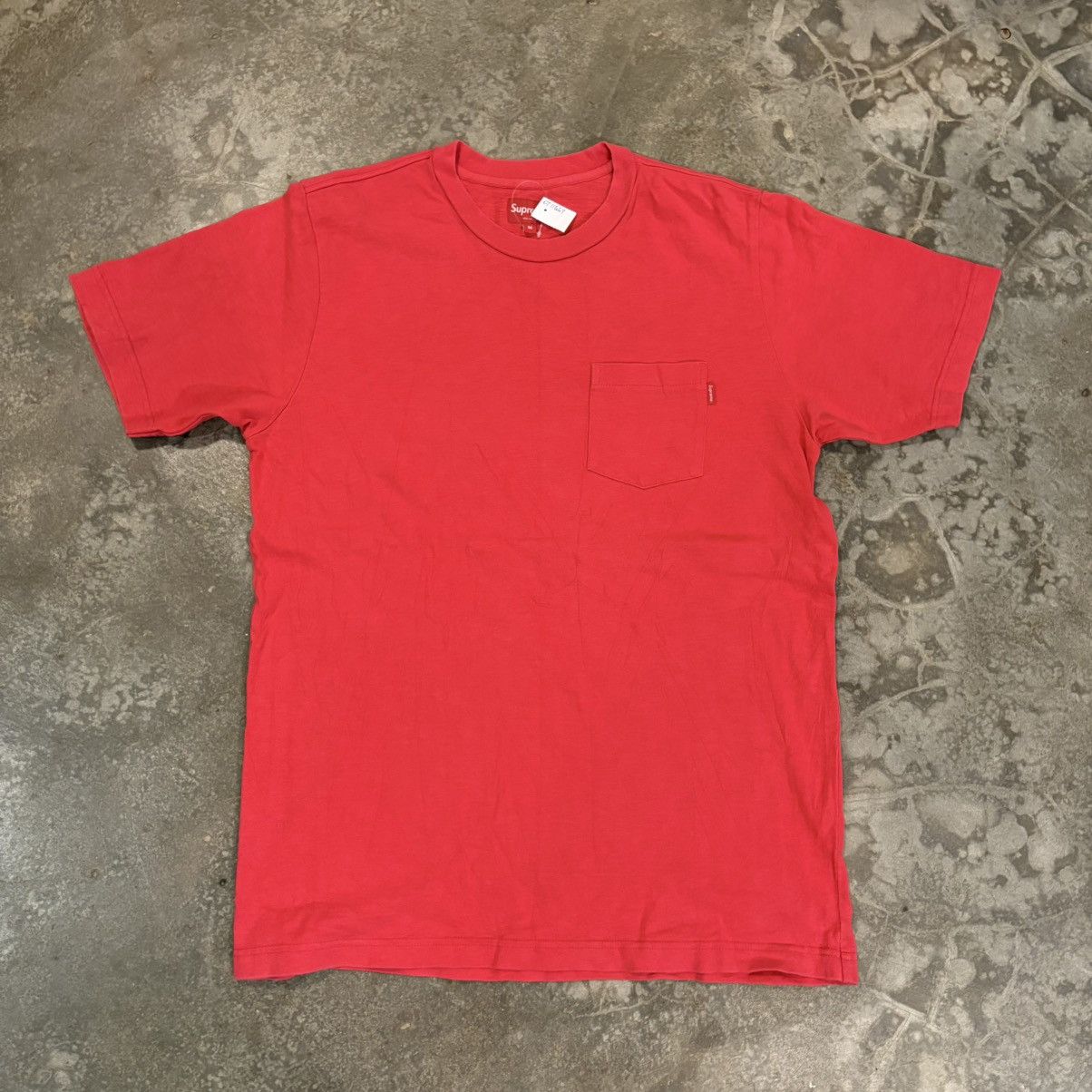 Supreme Supreme Small Logo Pocket Tee Size US M / EU 48-50 / 2 - 1 Thumbnail