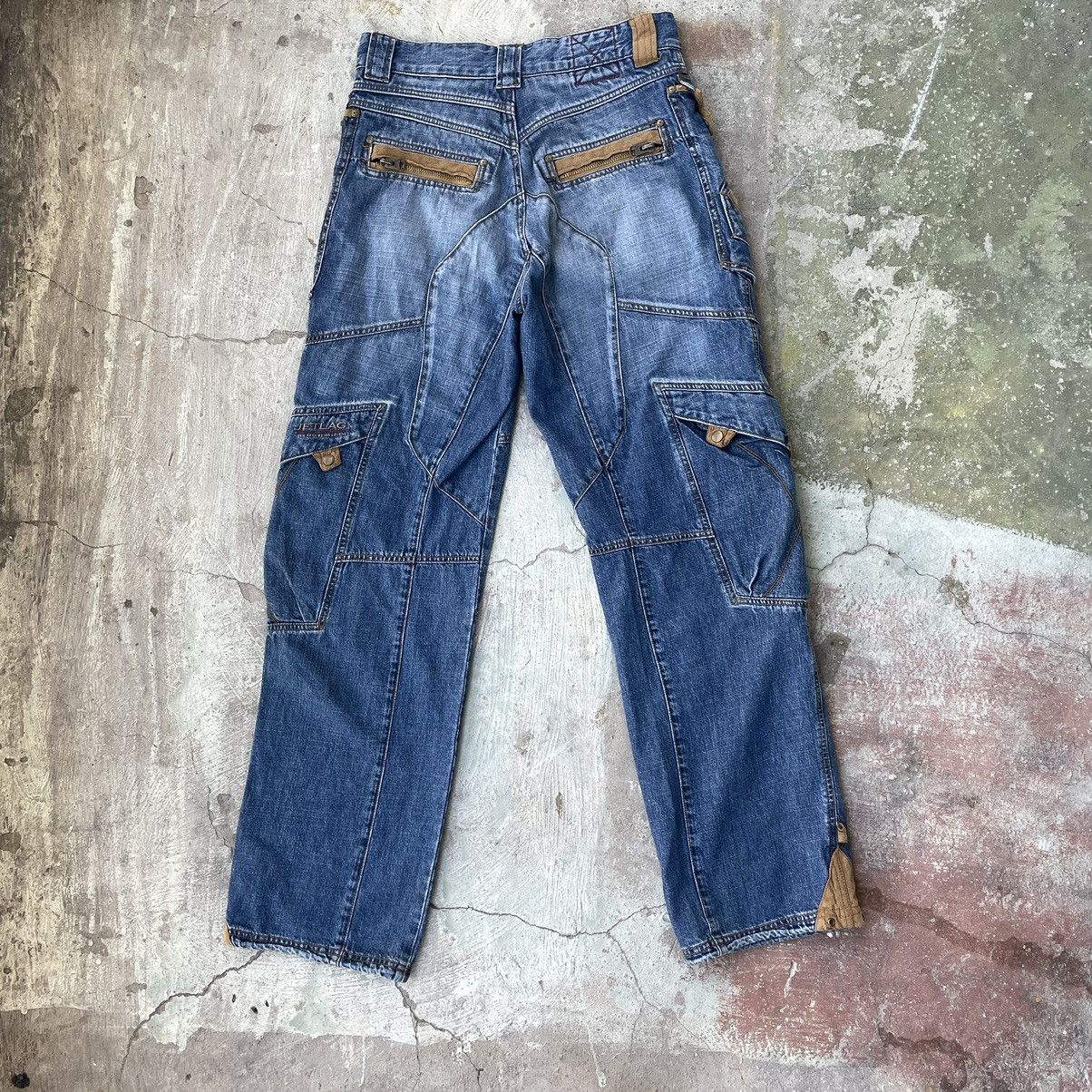 Japanese Brand × Vintage Vintage jetlag Bondage Cargo Jeans Japanese Style Y2K Size US 34 / EU 50 - 6 Thumbnail