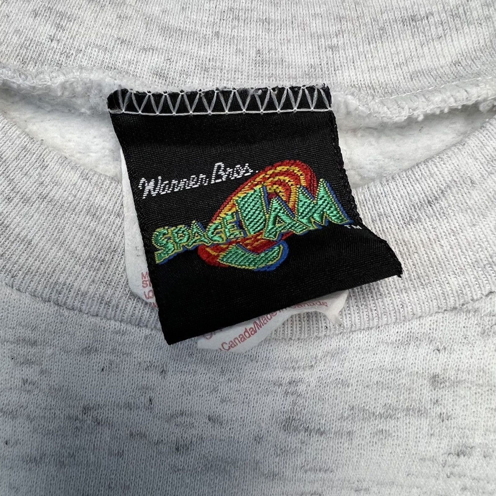 NBA × Vintage × Warner Bros Vintage 1996 Space Jam Sweatshirt Tune Squad vs Monstars Size US XS / EU 42 / 0 - 10 Thumbnail