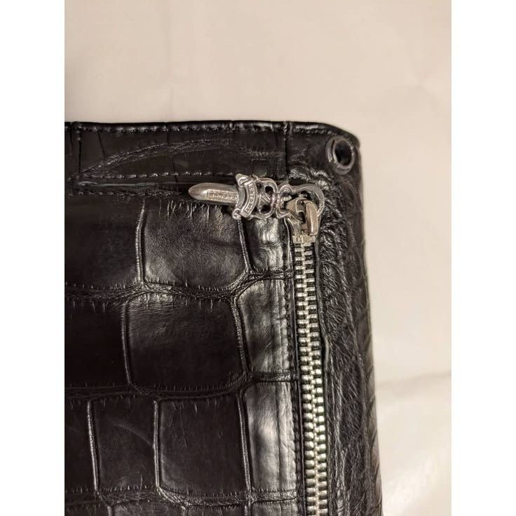 Chrome Hearts CH Alligator Wave wallet w/ Receipt Size ONE SIZE - 7 Thumbnail