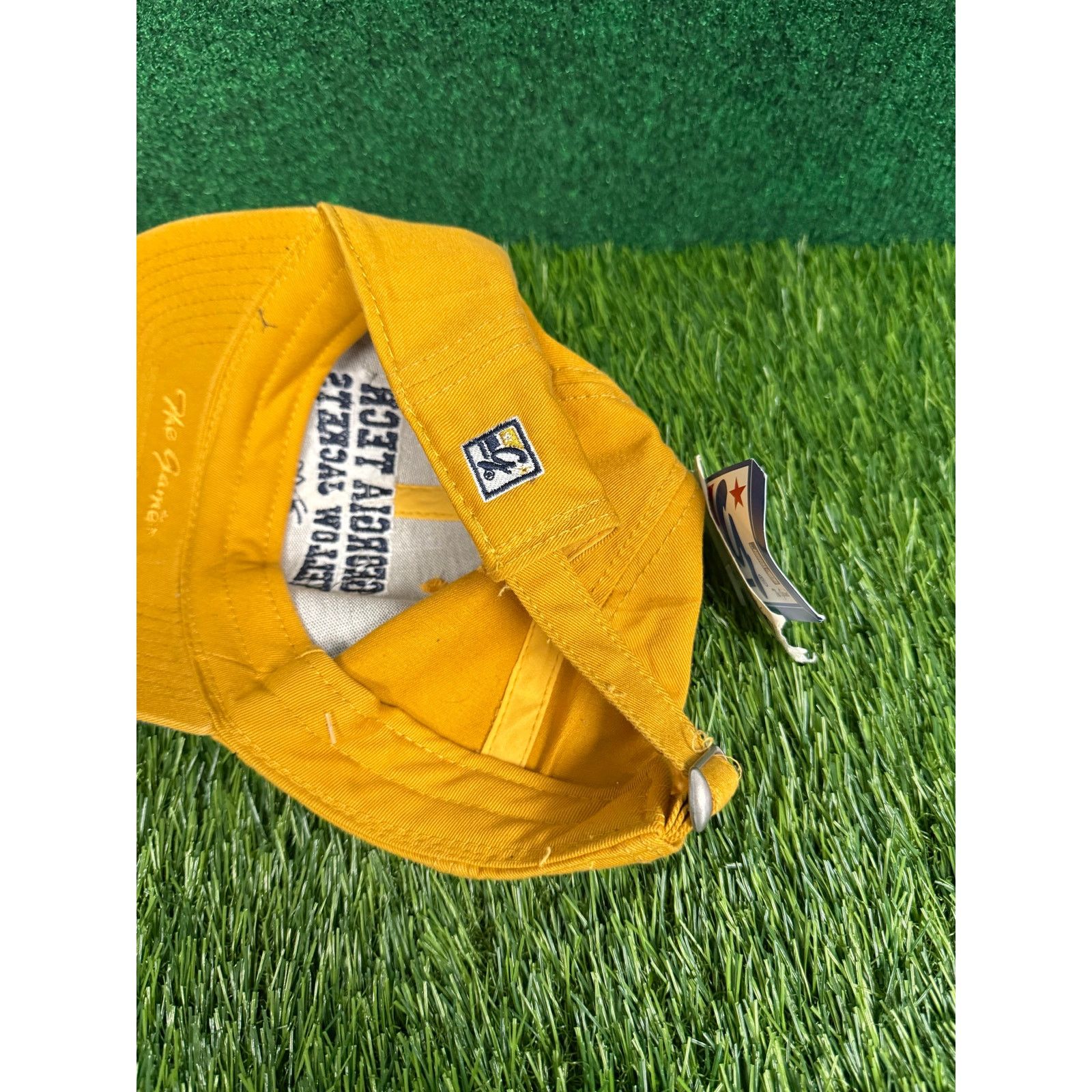 The Game Georgia Tech University Yellow & Blue Strapback Hat Size ONE SIZE - 5 Thumbnail