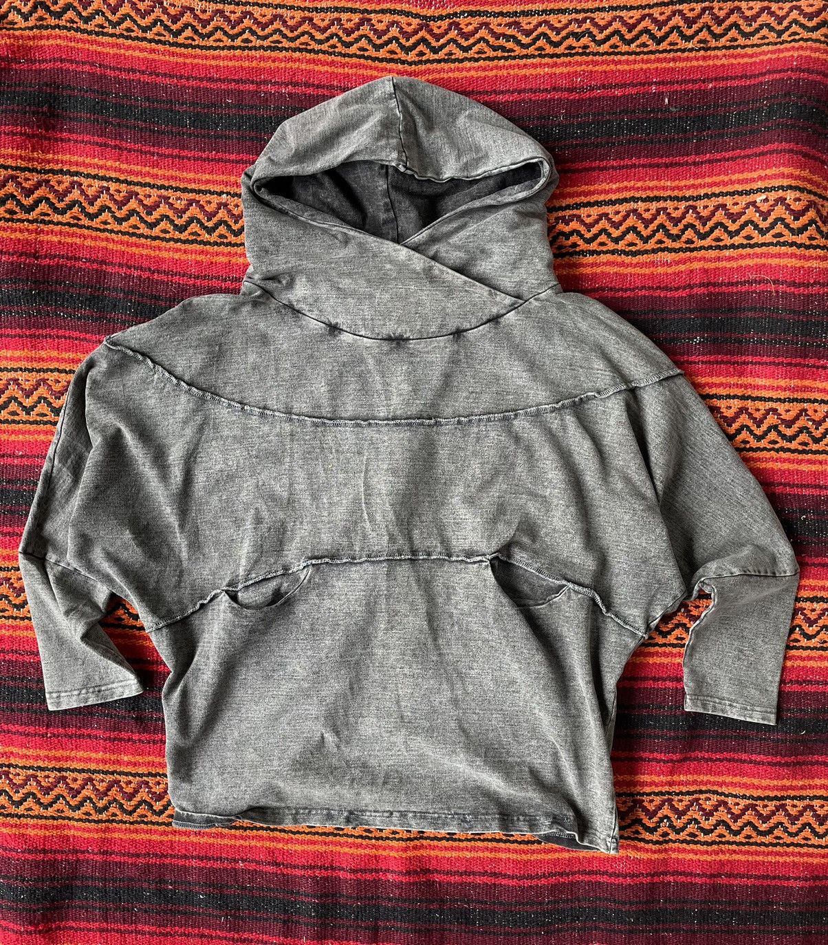 Japanese Brand Patterntorso Batwing Hoodie🔥🦇 Size US M / EU 48-50 / 2 - 1 Thumbnail