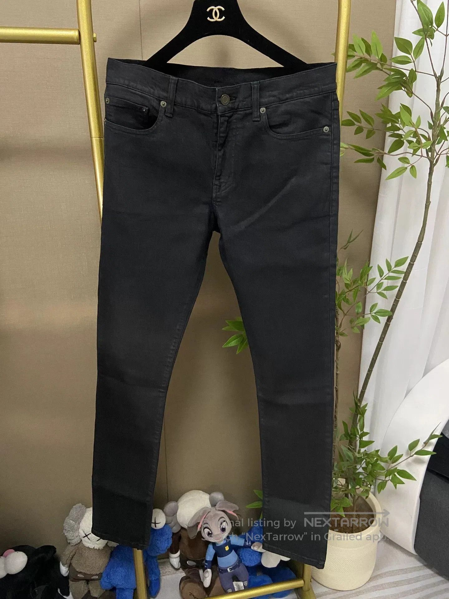 Saint Laurent Paris Saint Laurent Black Jeans Size 31. Size US 31 - 1 Thumbnail