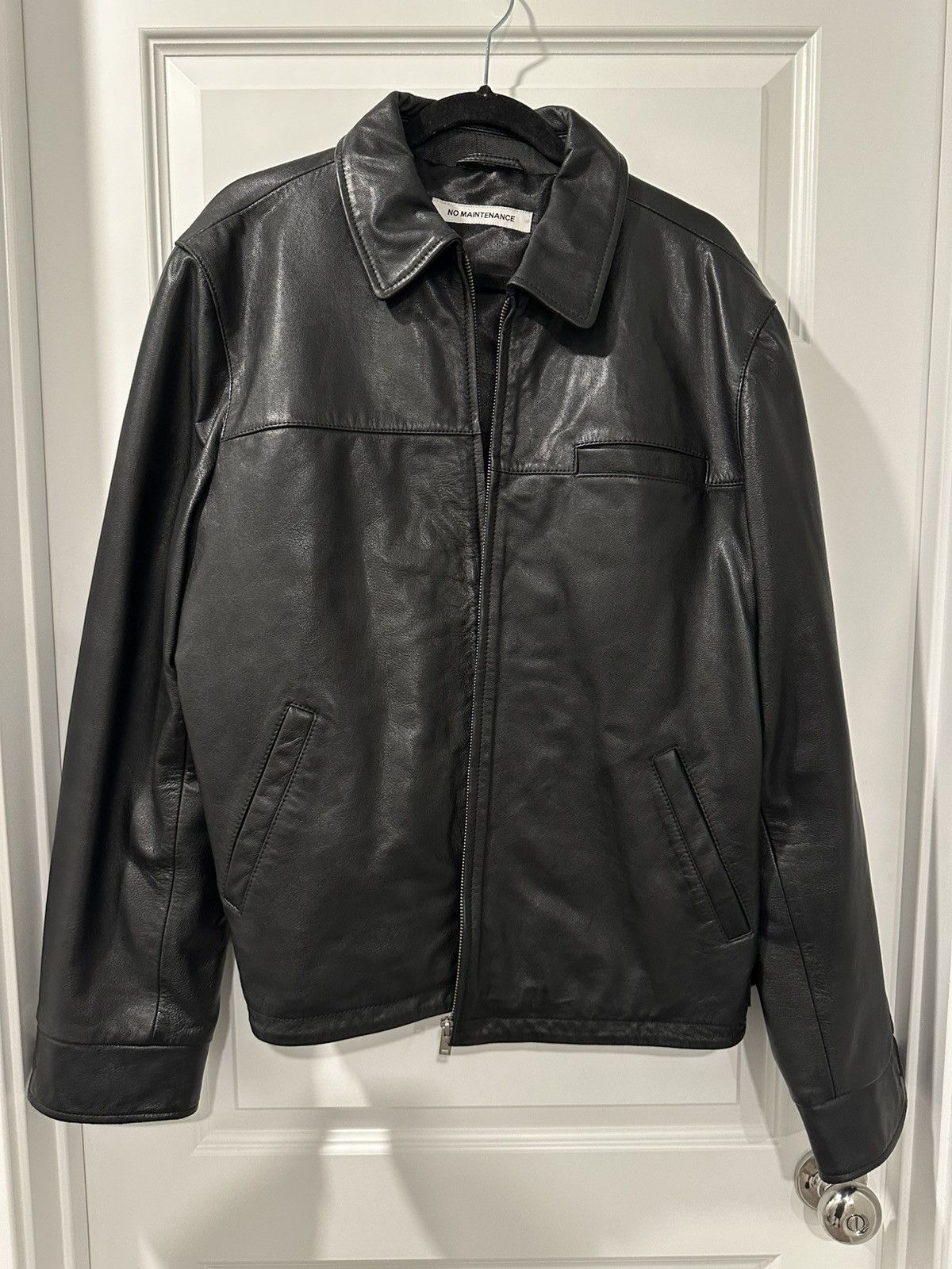 No Maintenance No Maintenance Leather Mechanic Jacket | Grailed
