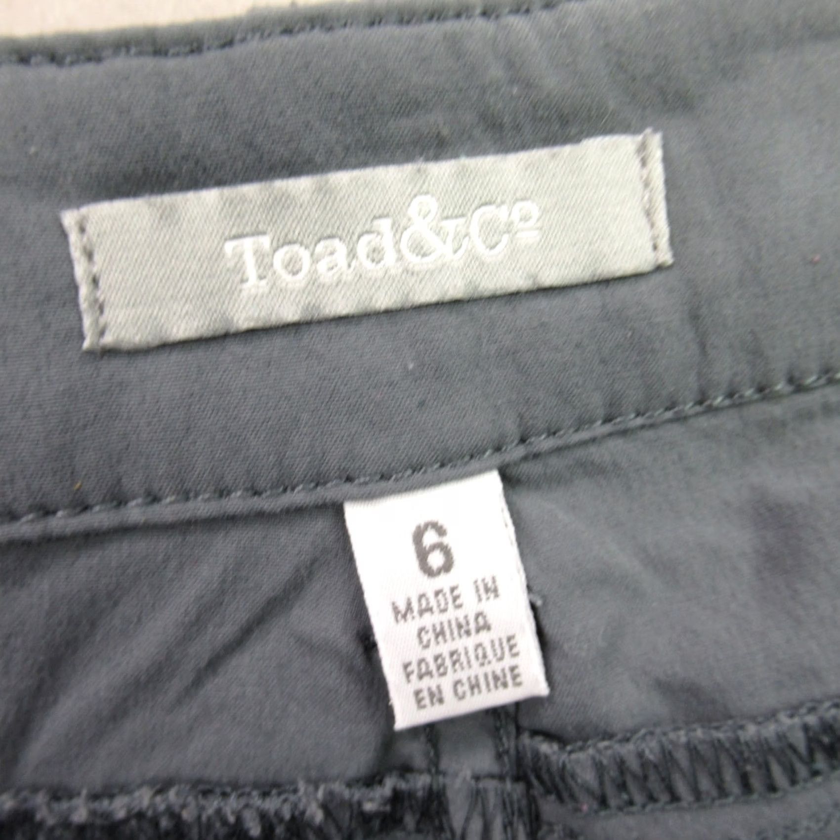 Toad&Co Toad&Co Shorts Womens 6 Lightweight Outdoors Chino Pockets Gray Casual Size 28" / US 6 / IT 42 - 3 Thumbnail