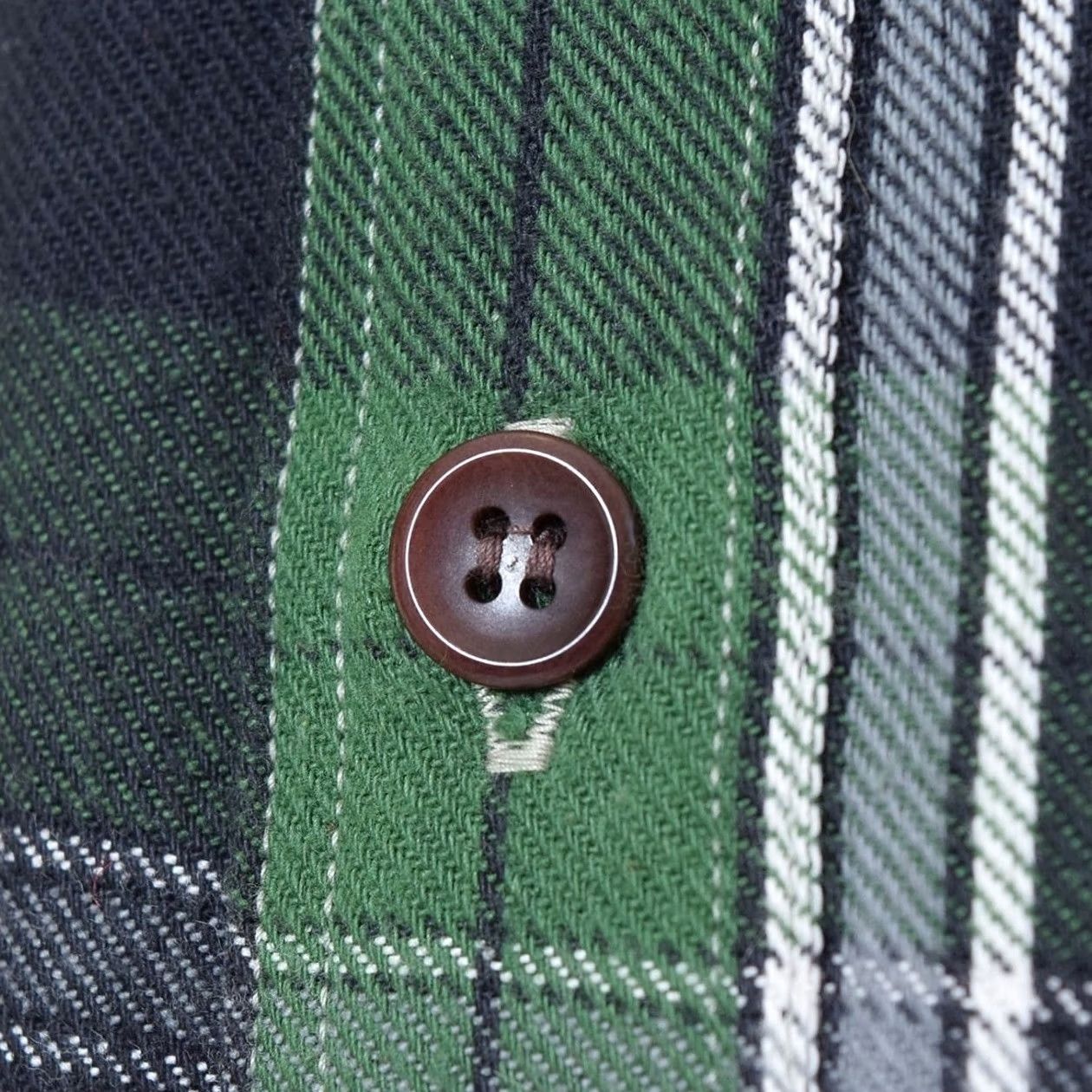 Warehouse DUCK DIGGER WAREHOUSE checked flannel shirt 40 Green Men Size US L / EU 52-54 / 3 - 5 Thumbnail