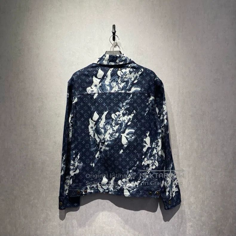 Louis Vuitton Louis Vuitton Floral logo denim jacket Size US M / EU 48-50 / 2 - 2 Thumbnail