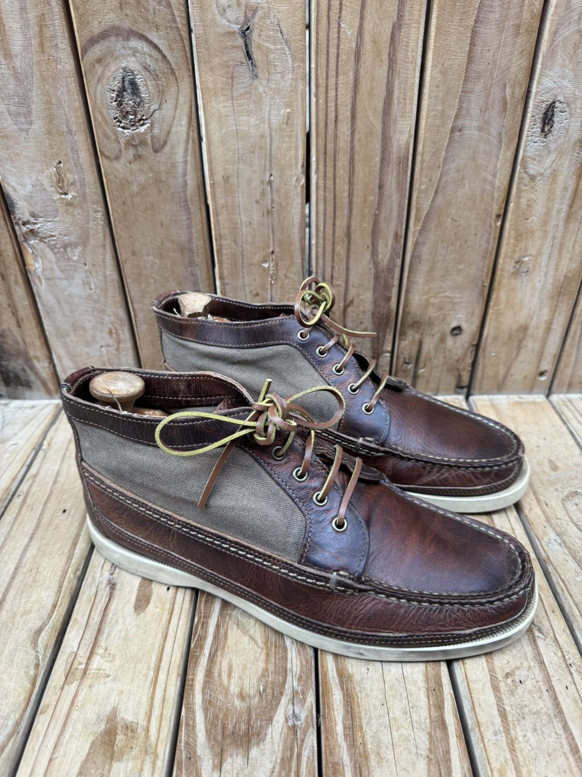 Red Wing Red Wing 9190 waxed Canvas leather chukka boots US 9 E UK 8 Size US 9 / EU 42 - 24 Thumbnail