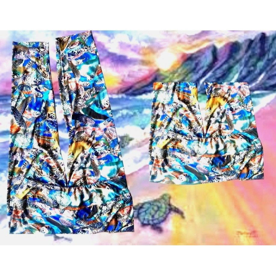 Other ArtSea Florida Keys Leggings XL Elastic Stretch High Waist P Size 30" / US 8 / IT 44 - 11 Thumbnail