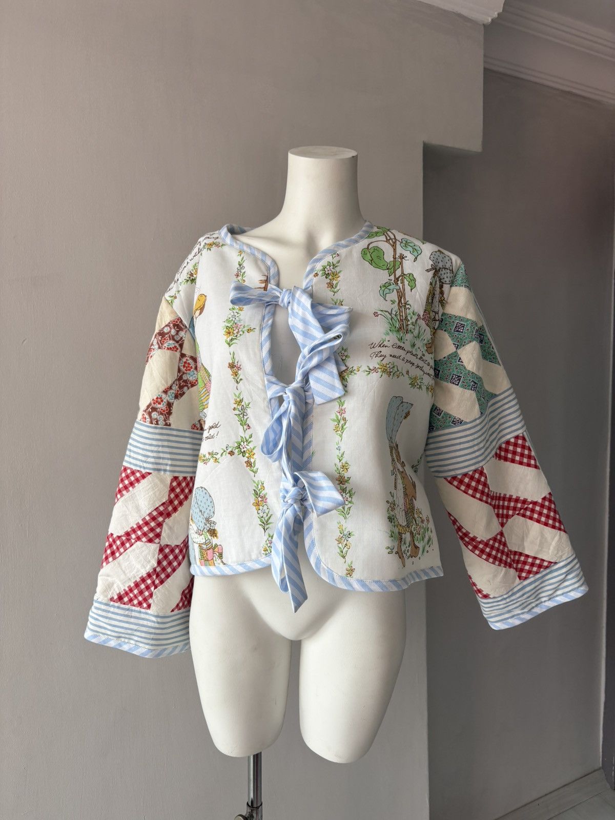 Vintage Patchwork jacket made in bangkok Size ONE SIZE - 4 Thumbnail