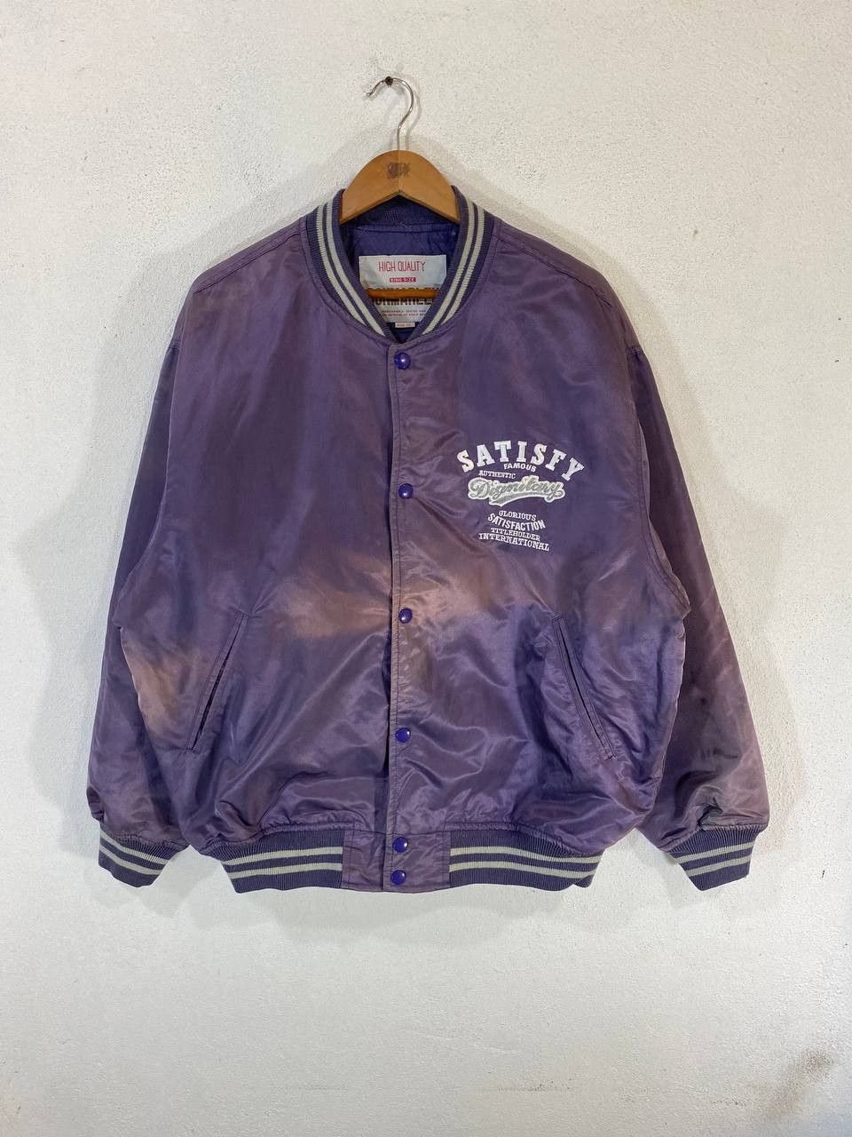 Japanese Brand vintage bon marlen bomber jacket embroided Size US XL / EU 56 / 4 - 1 Thumbnail