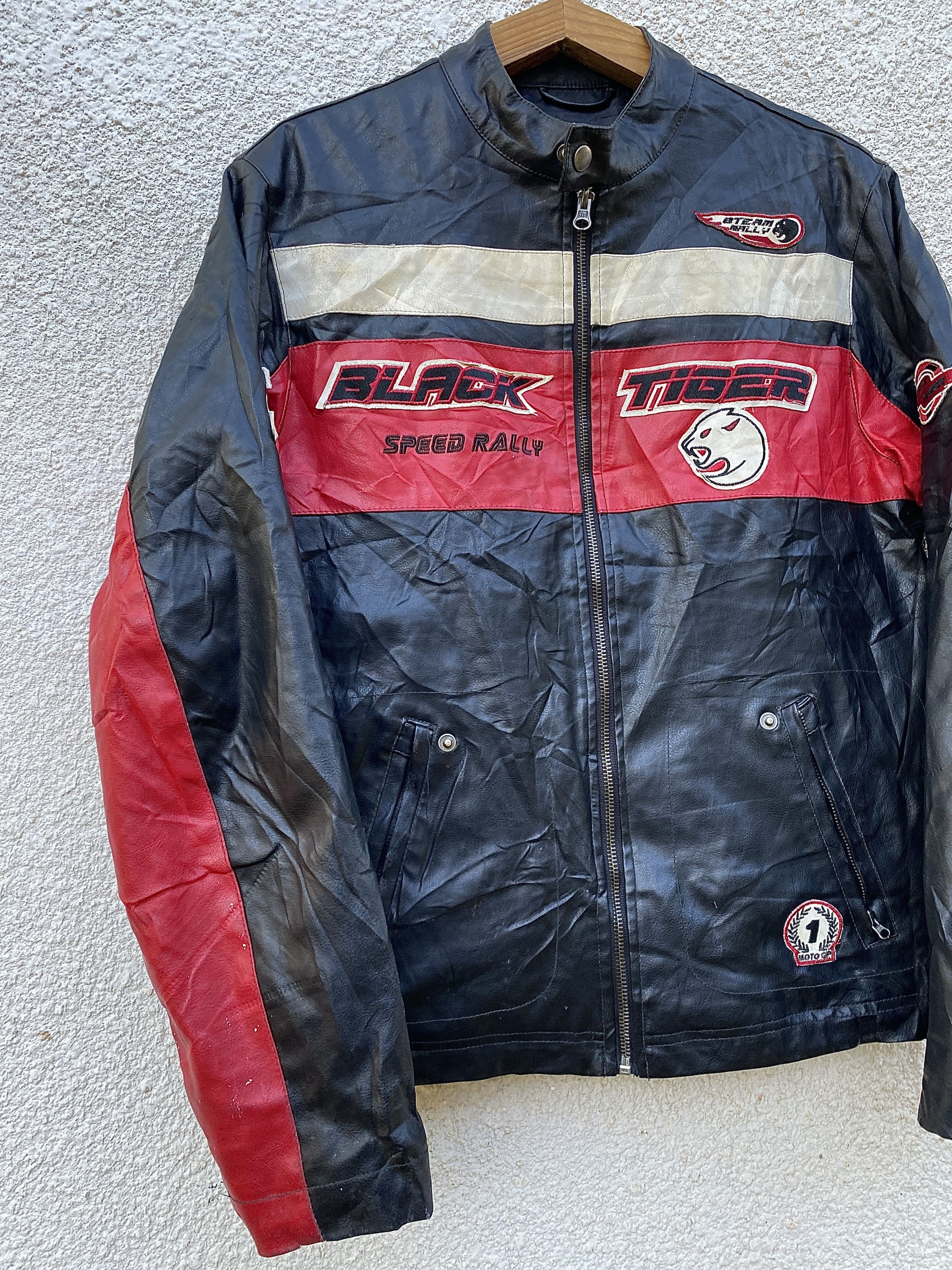 Hysteric Glamour Yohji Yamamoto Style Cropped Racing Leather Jacket Carti Size US M / EU 48-50 / 2 - 2 Thumbnail