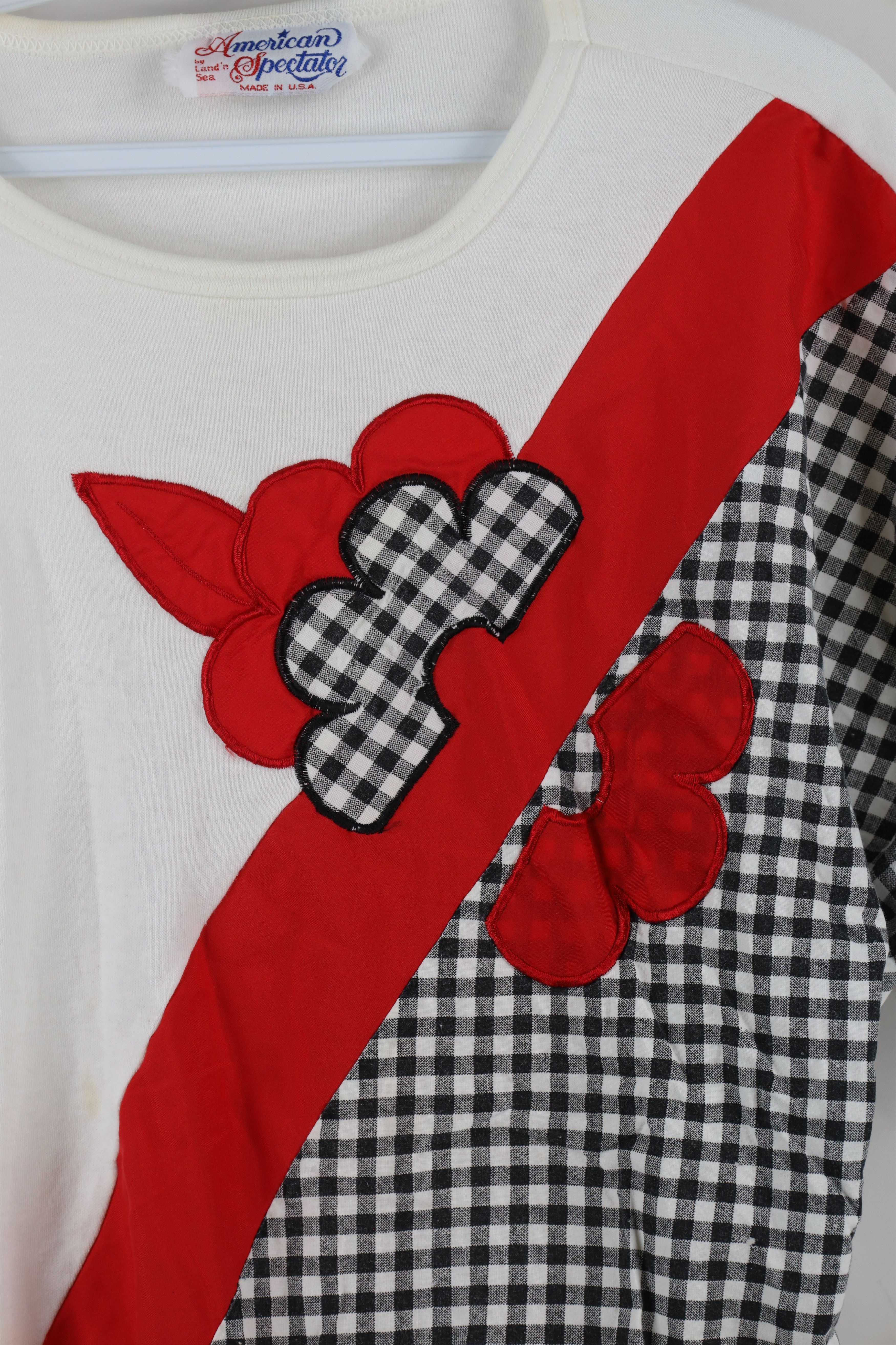 Vintage Vintage 80s 90s Streetwear Flower Pullover T-Shirt USA Size L / US 10 / IT 46 - 4 Thumbnail