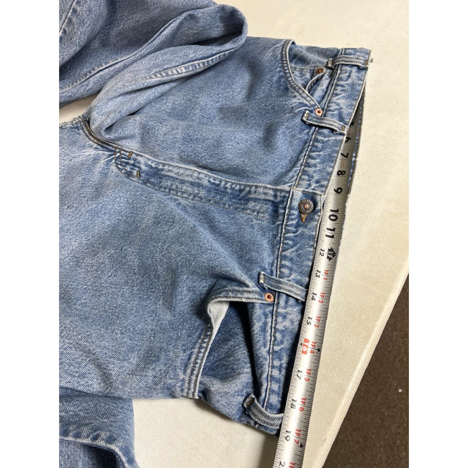 Levi's VINTAGE Levi's 505 Jeans Blue Denim 38x30 USA Made Regular Men Size US 38 / EU 54 - 3 Thumbnail