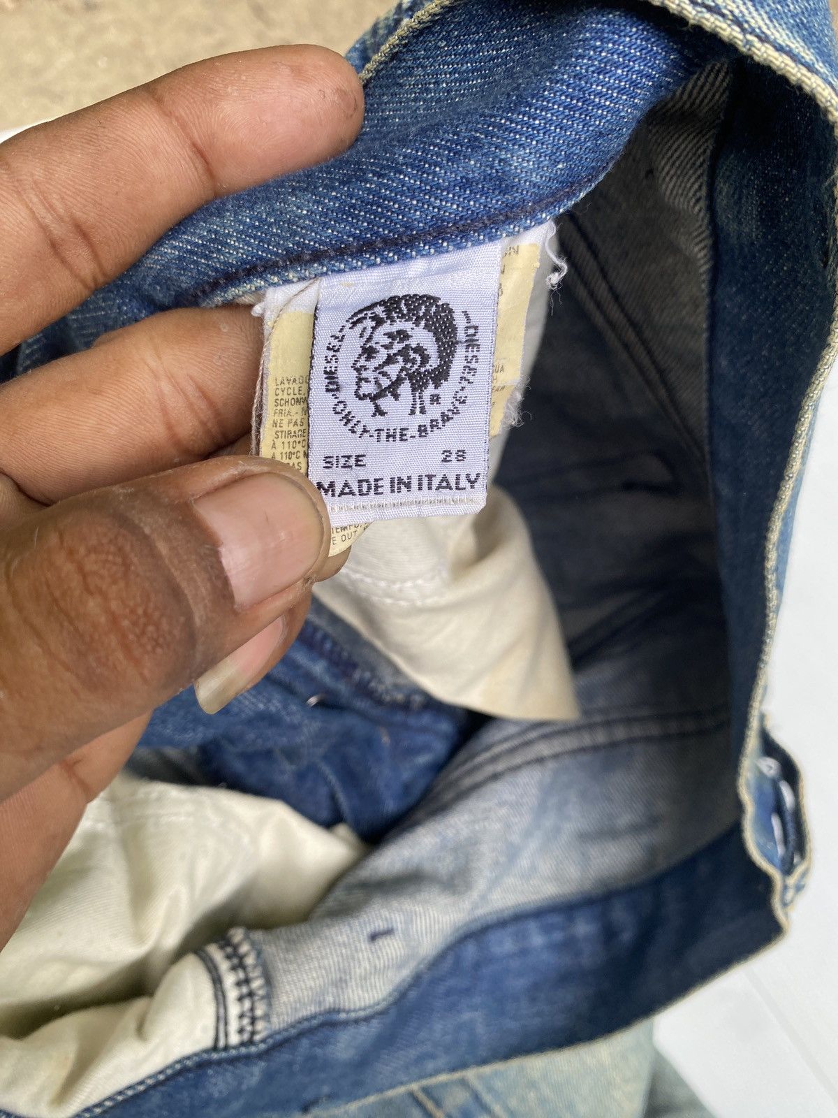 Diesel × Vintage Vintage diesel industry denim Size US 30 / EU 46 - 6 Thumbnail