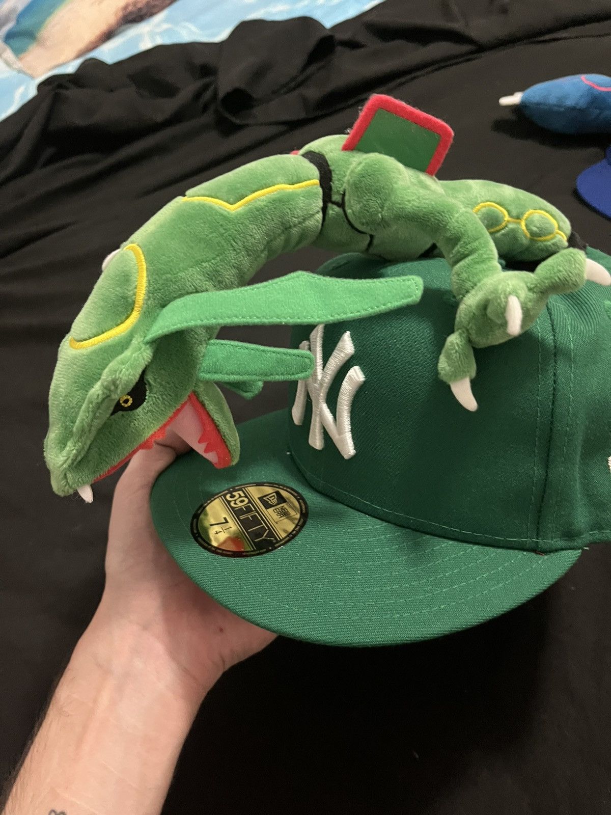 New York Yankees Ny Yankees 59 fifty fitted hat rayquaza size 7 1/4 Size ONE SIZE - 2 Thumbnail