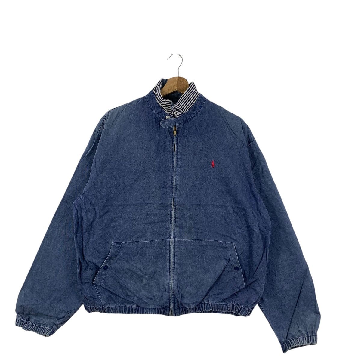 Polo Ralph Lauren Vintage 80’ POLO RALPH LAUREN Indigo Denim Jeans Jacket Size US M / EU 48-50 / 2 - 3 Thumbnail