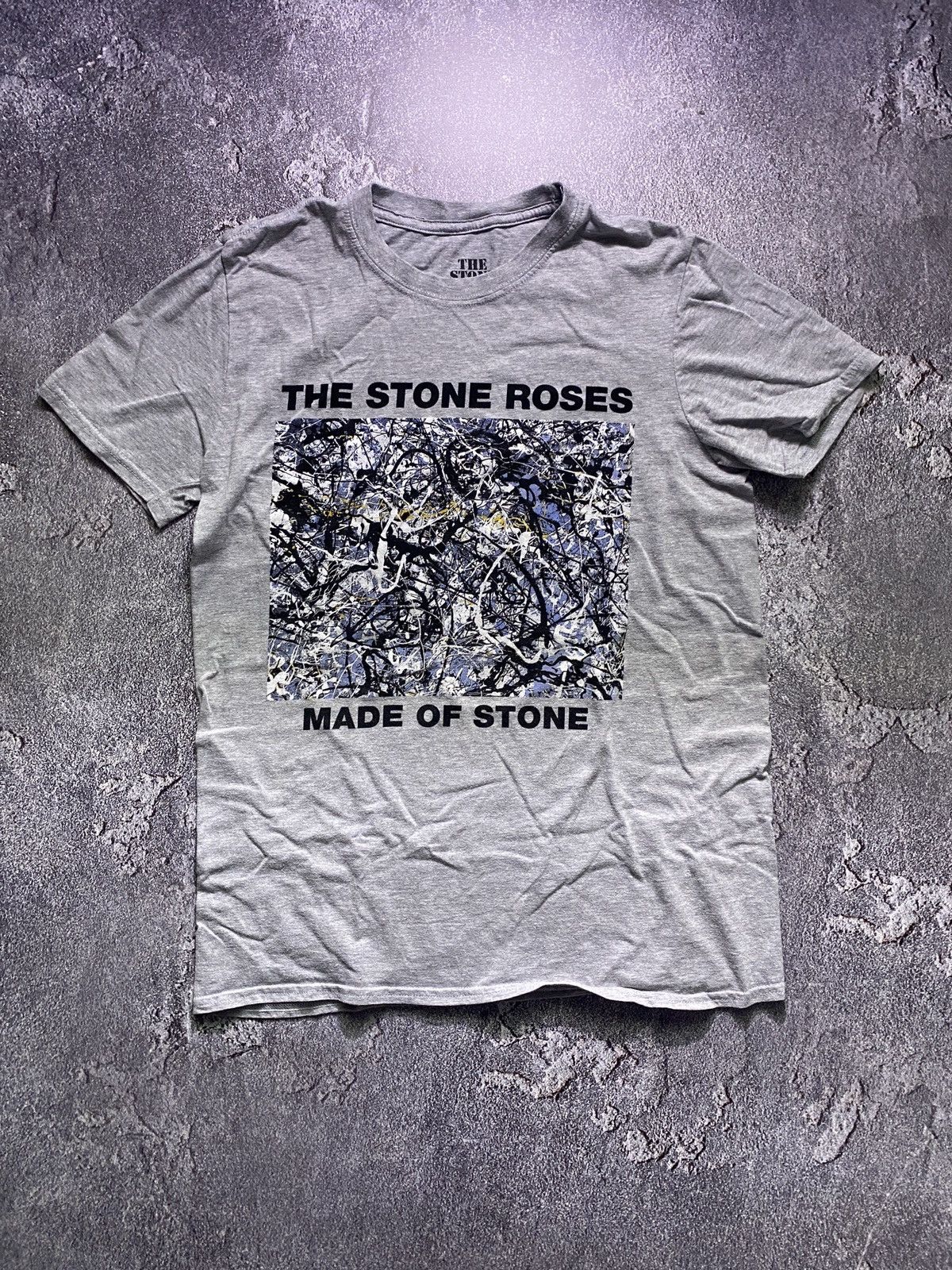 Band Tees × Stone Rose Stone Roses « Made of Stone » Gray T-Shirt Size US M / EU 48-50 / 2 - 1 Thumbnail