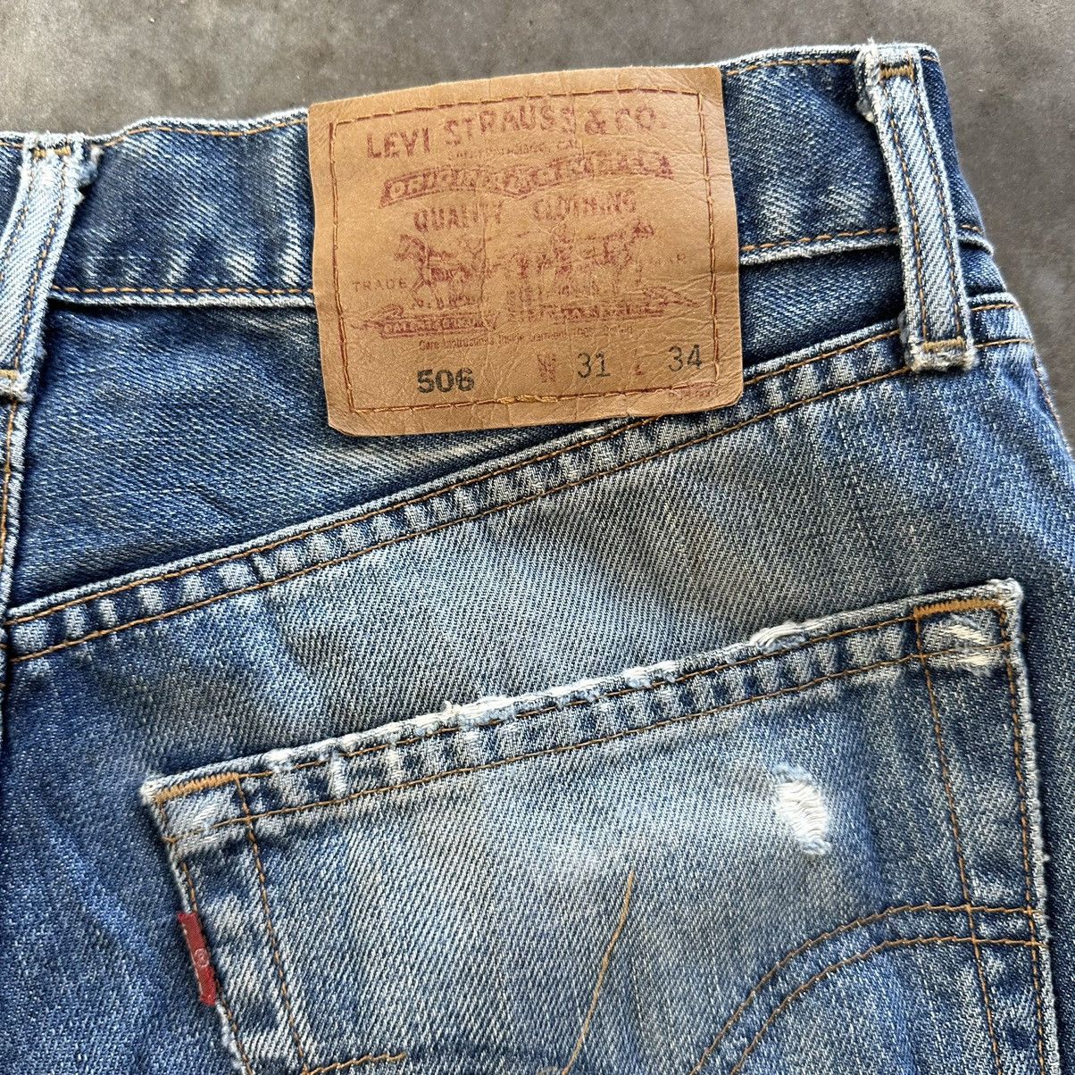 Levi's Vintage Levi’s 506 Faded Distressed Denim Jean Pant W30 Size US 30 / EU 46 - 15 Thumbnail