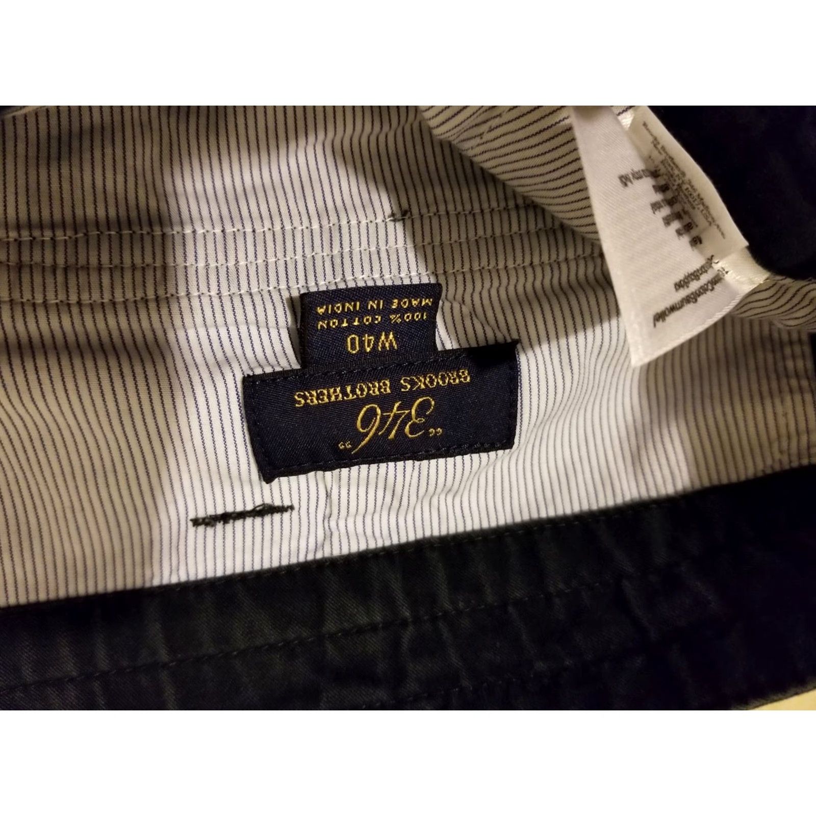 Brooks Brothers VINTAGE Brooks Brothers Cargo Shorts Men 40 Black Cotton Chino Cargo Shorts Mens 40 Black Cotton chinos Size US 40 / EU 56 - 6 Thumbnail