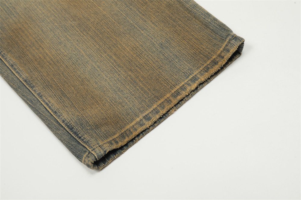 Japanese Brand × Jean Men's trendy punk washed gradient tie-dyed distressed jeans Size US 32 / EU 48 - 6 Thumbnail