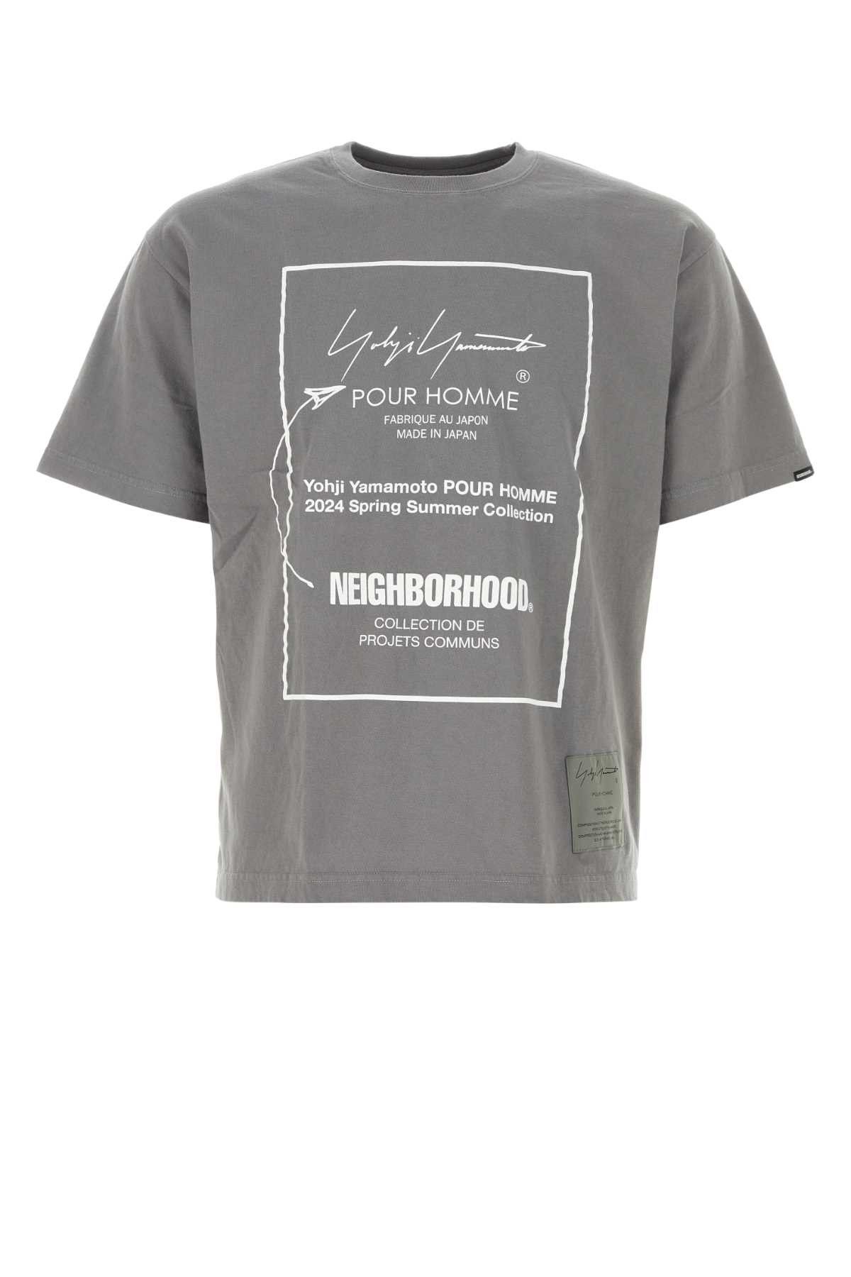 Yohji Yamamoto Grey Cotton Yohji Yamamoto X Neighborhood T-Shirt