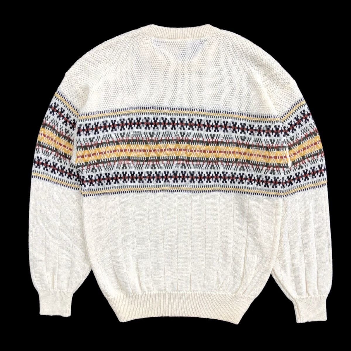 Lacoste Vintage Lacoste Knitted Sweatshirt Made In Japan 🇯🇵 Size US M / EU 48-50 / 2 - 7 Thumbnail