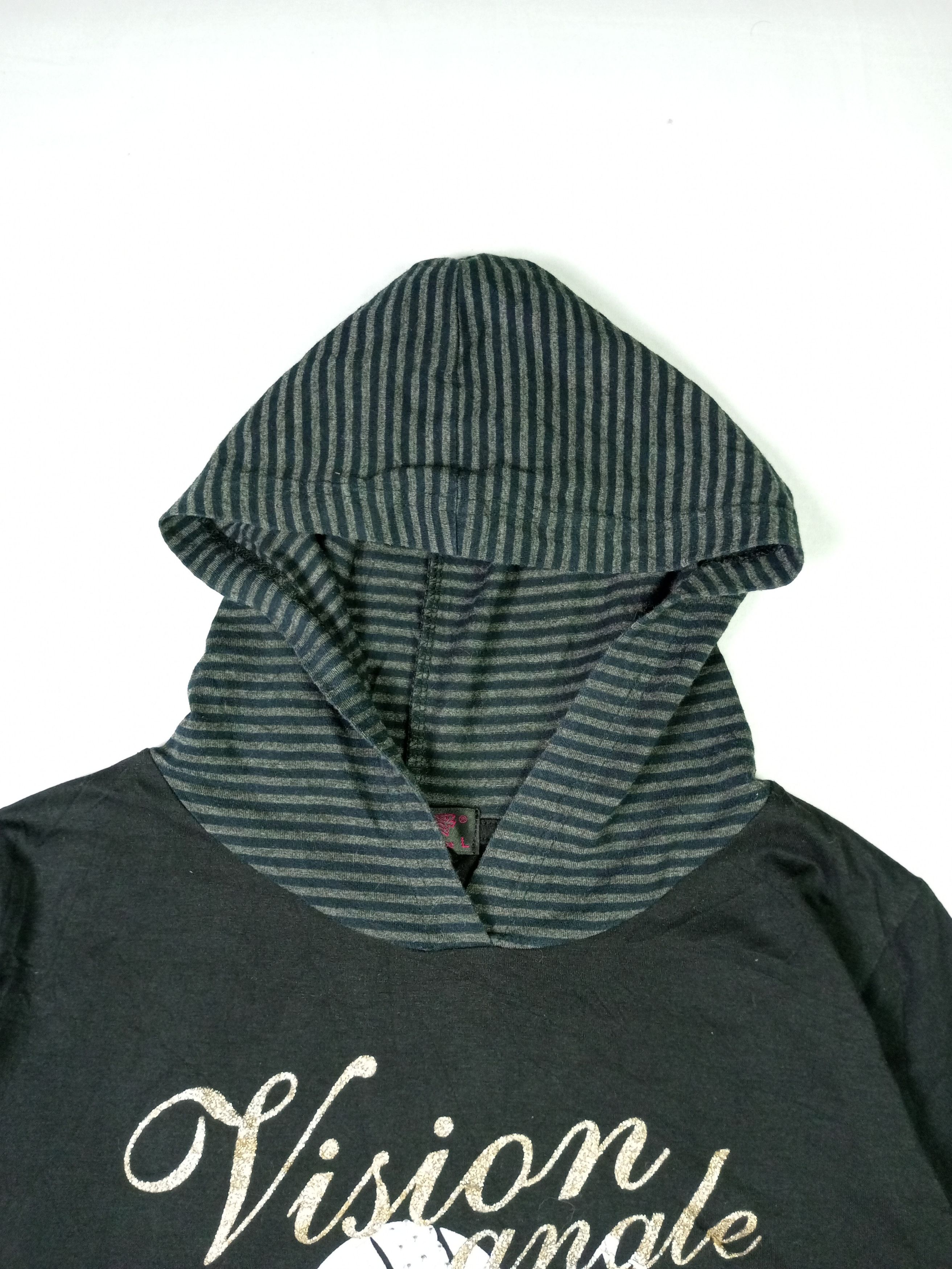 Japanese Brand Japanese brand - Longsleeve Hoodie Poem T Shirt Issey style Size L / US 10 / IT 46 - 8 Thumbnail