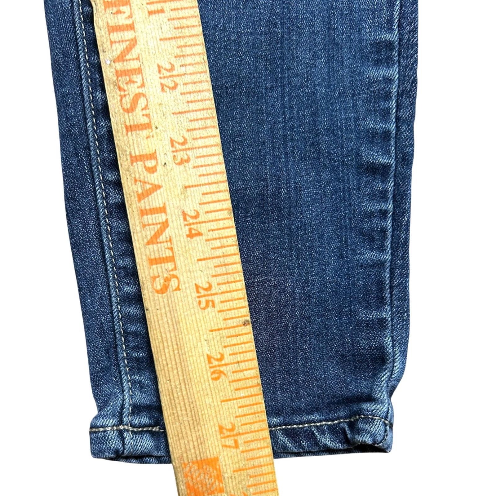 Paige Paige Verdugo Ankle Ultra Skinny Jeans Women's Size 29 Blue Denim 29"x27" Pants Jeans Slimming Stretch 5-Pocket Mid Rise Size 29" - 7 Thumbnail