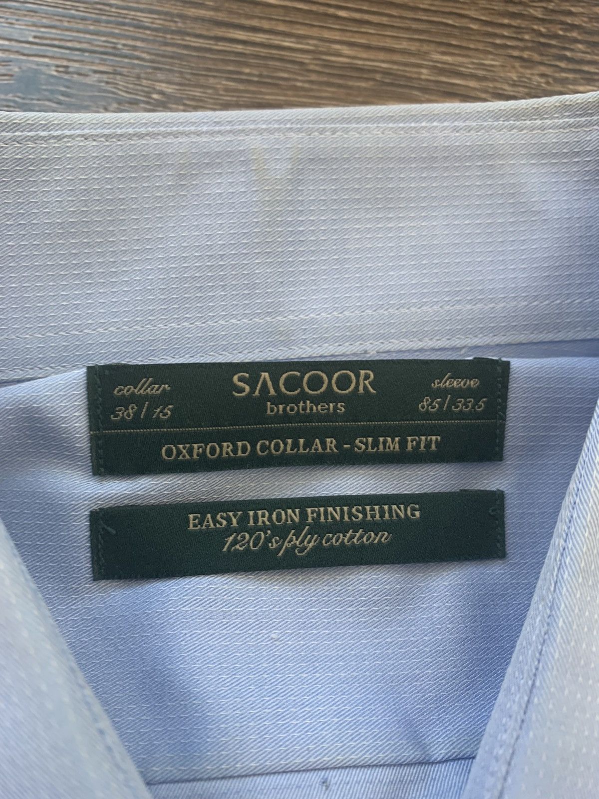 Other Sacoor Brothers Button Down Shirt Size US S / EU 44-46 / 1 - 3 Thumbnail