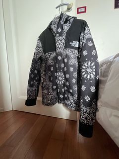 North face outlet supreme bandana jacket