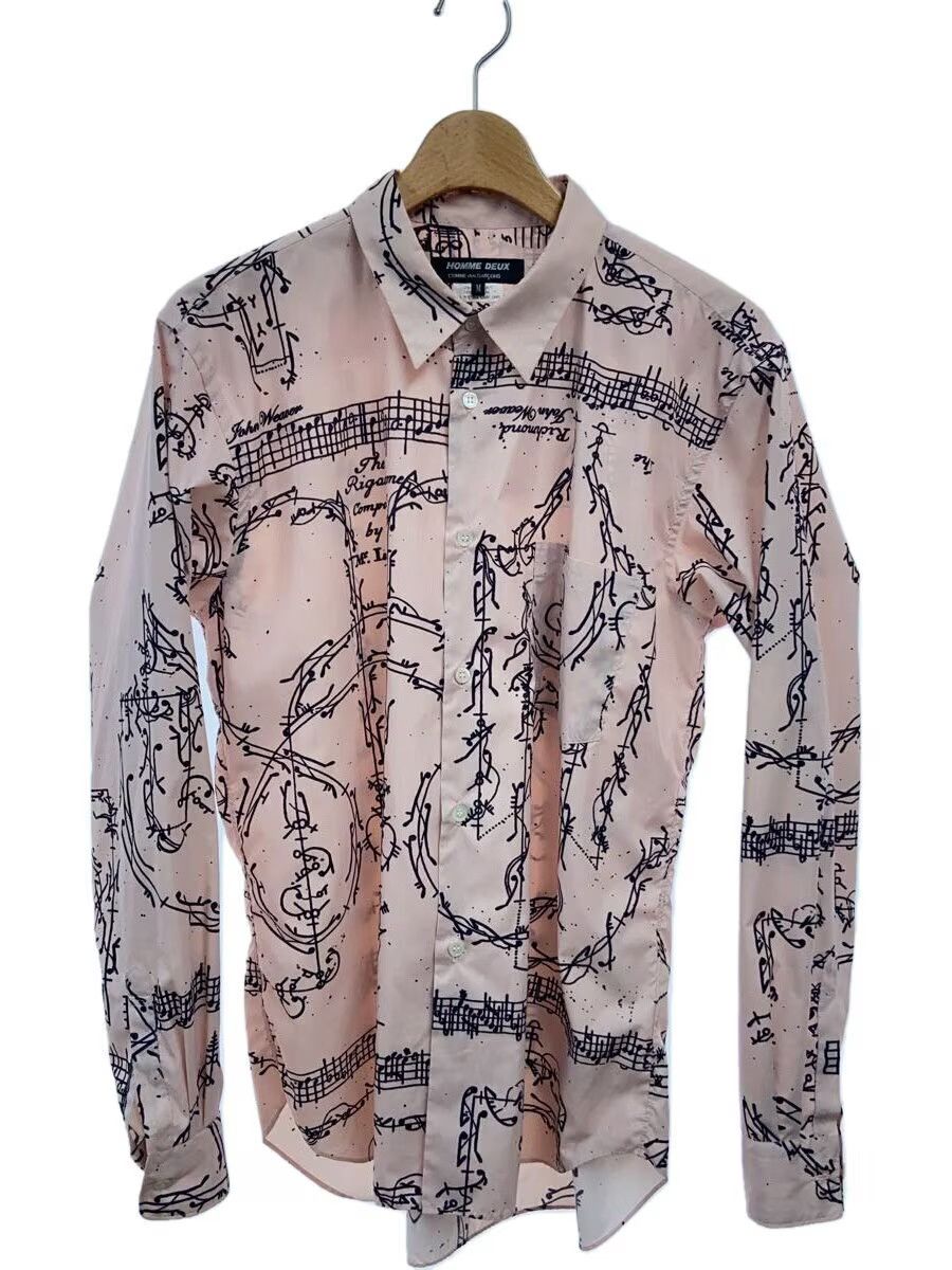 Comme des Garcons Homme Deux SS20 Musical Note Print Button Shirt Size US M / EU 48-50 / 2 - 1 Thumbnail