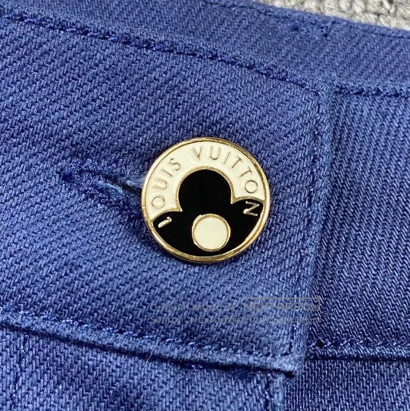 Louis Vuitton Louis Vuitton Blue Cotton Women's Denim Pants . Size 30" / US 8 / IT 44 - 3 Thumbnail