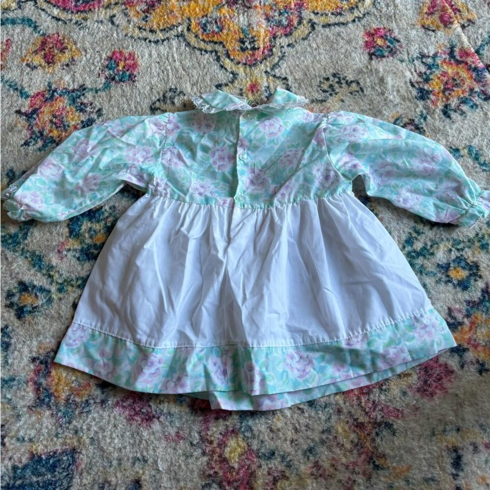 Designer Vintage baby floral dress Size ONE SIZE - 2 Thumbnail