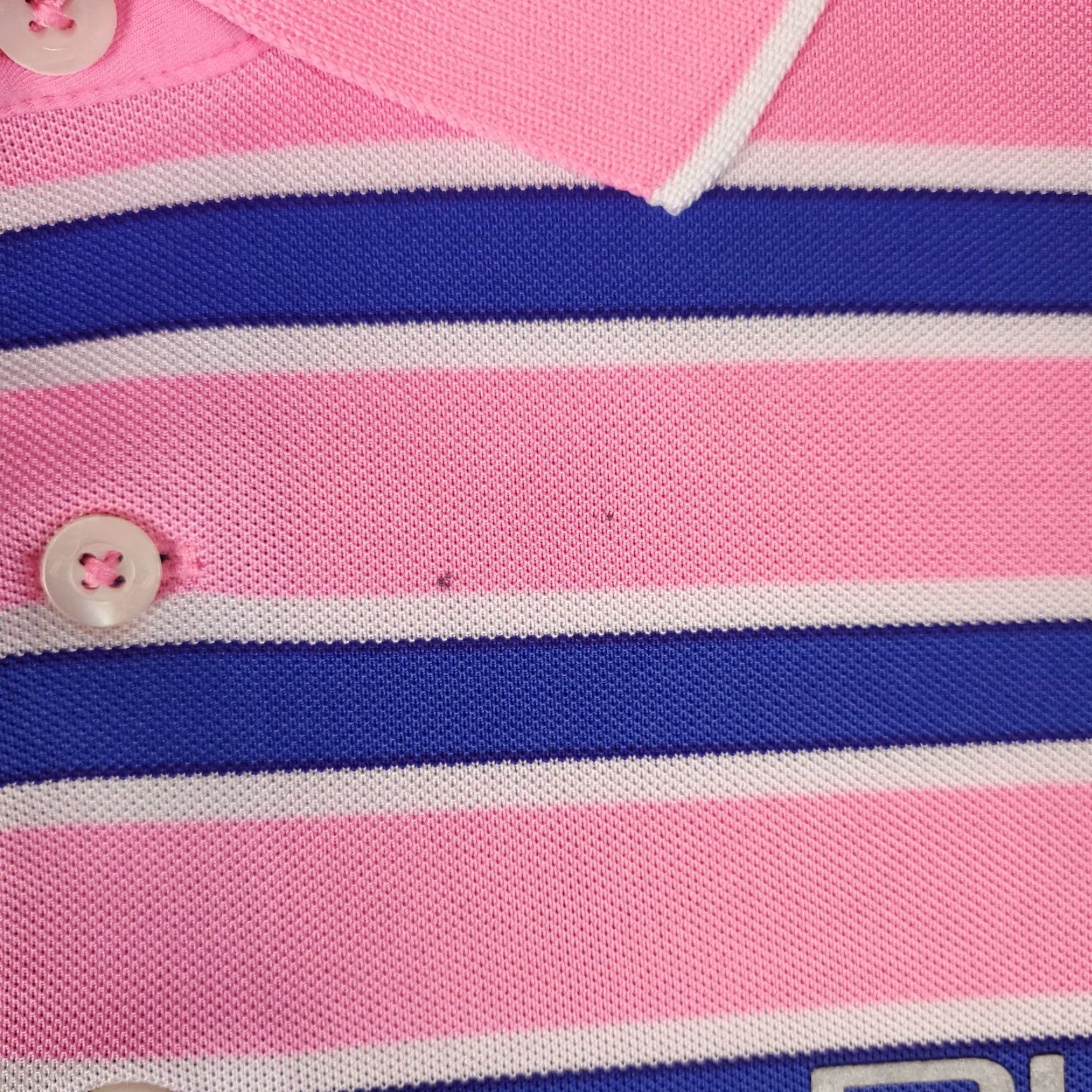RLX Ralph Lauren RLX Ralph Lauren Polo Shirt Mens XL Striped Pink Blue Short Sleeve Polo Sport Golf Casual Size US XL / EU 56 / 4 - 4 Thumbnail