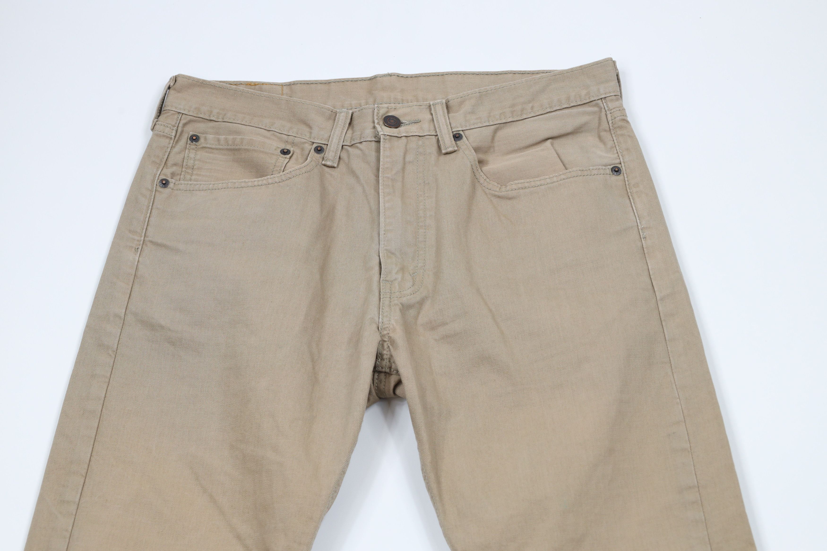 Levi's × Vintage Vintage Y2K Levis 505 Regular Fit Denim Jeans Brown Cotton Size US 34 / EU 50 - 2 Thumbnail