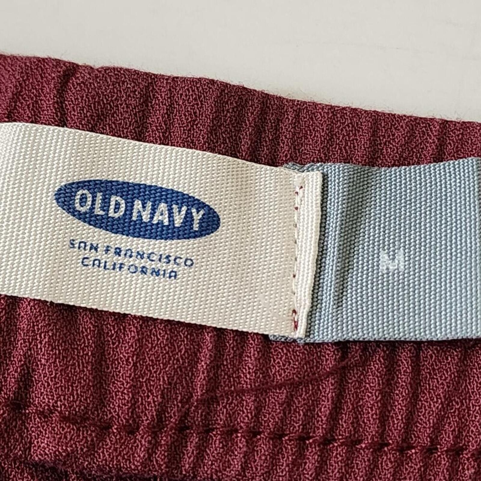Old Navy Medium Burgundy Pajama Sweatpants Size 32" / US 10 / IT 46 - 3 Thumbnail