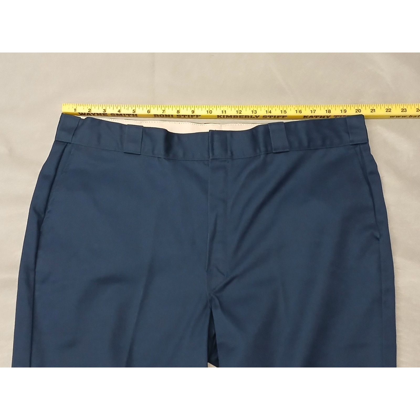 Dickies Dickies (42x30) Navy Blue Dress Chino Khaki Style Pants Size US 42 / EU 58 - 5 Thumbnail