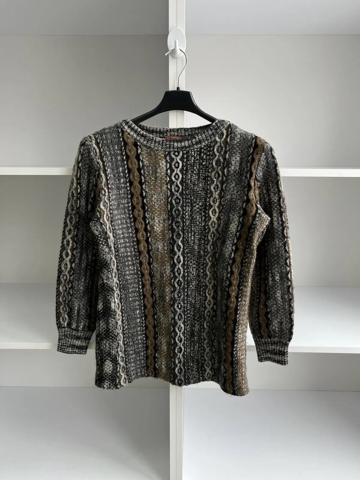 Missoni × Vintage Vintage Missoni wool Embroidered sweater Size US M / EU 48-50 / 2 - 1 Thumbnail