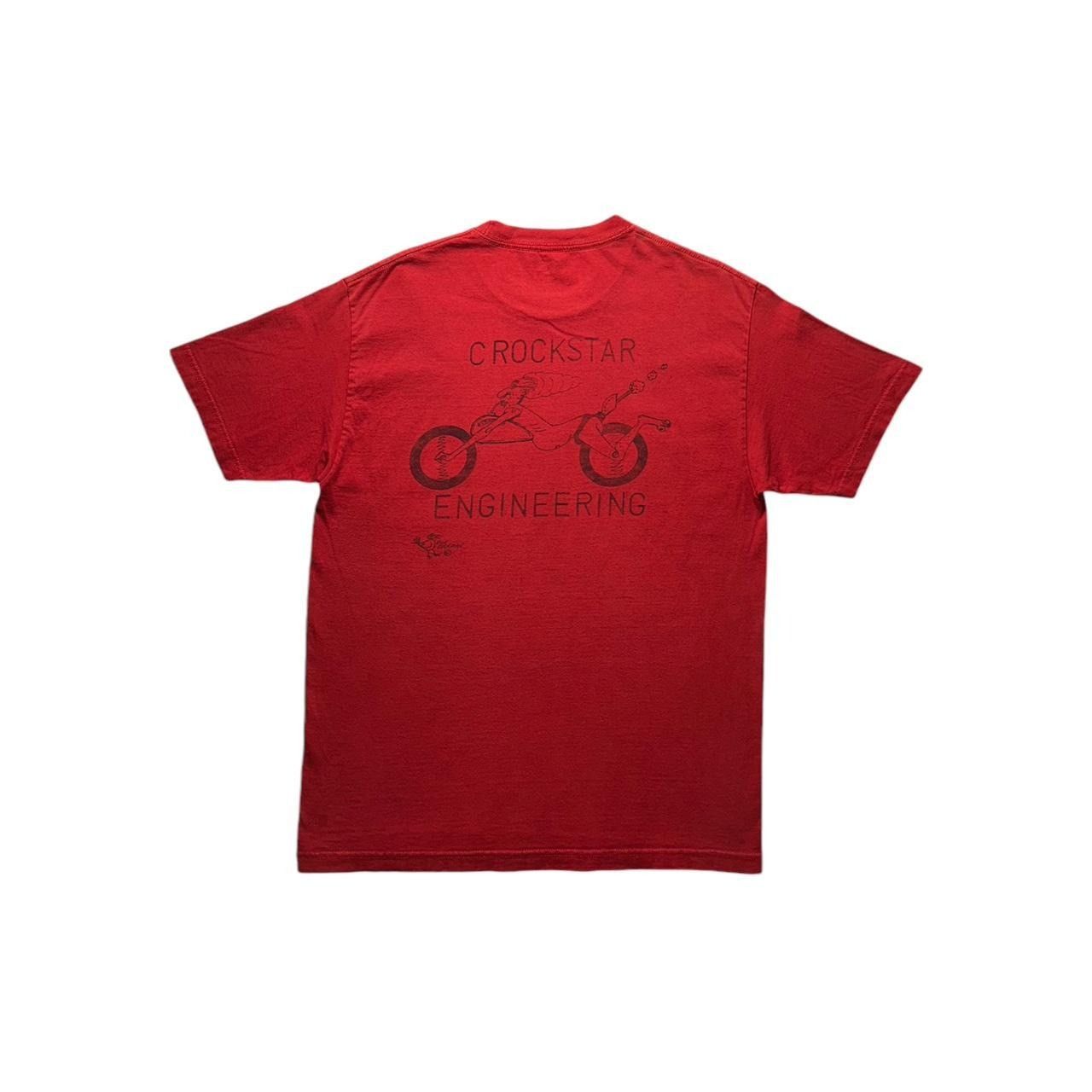 Harley Davidson × Vintage Y2K Motorcycle Crocker Paranoid Valve Engineering Funny T-Sh Size US L / EU 52-54 / 3 - 2 Thumbnail