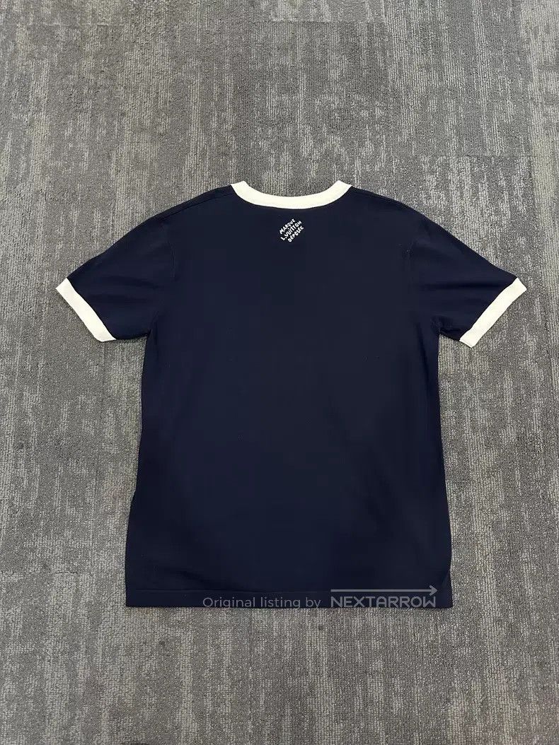 Louis Vuitton Louis Vuitton Blue Embroidered Short Sleeve T-shirt Size US M / EU 48-50 / 2 - 2 Thumbnail