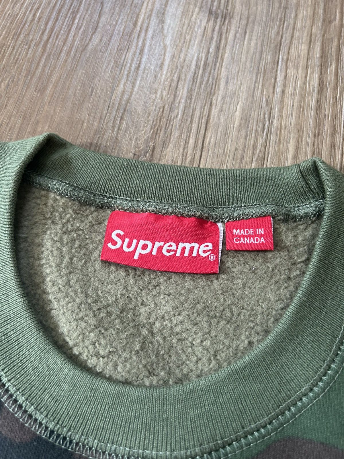 Supreme Supreme Camo Box Logo Crewneck FW15 Size US L / EU 52-54 / 3 - 3 Thumbnail