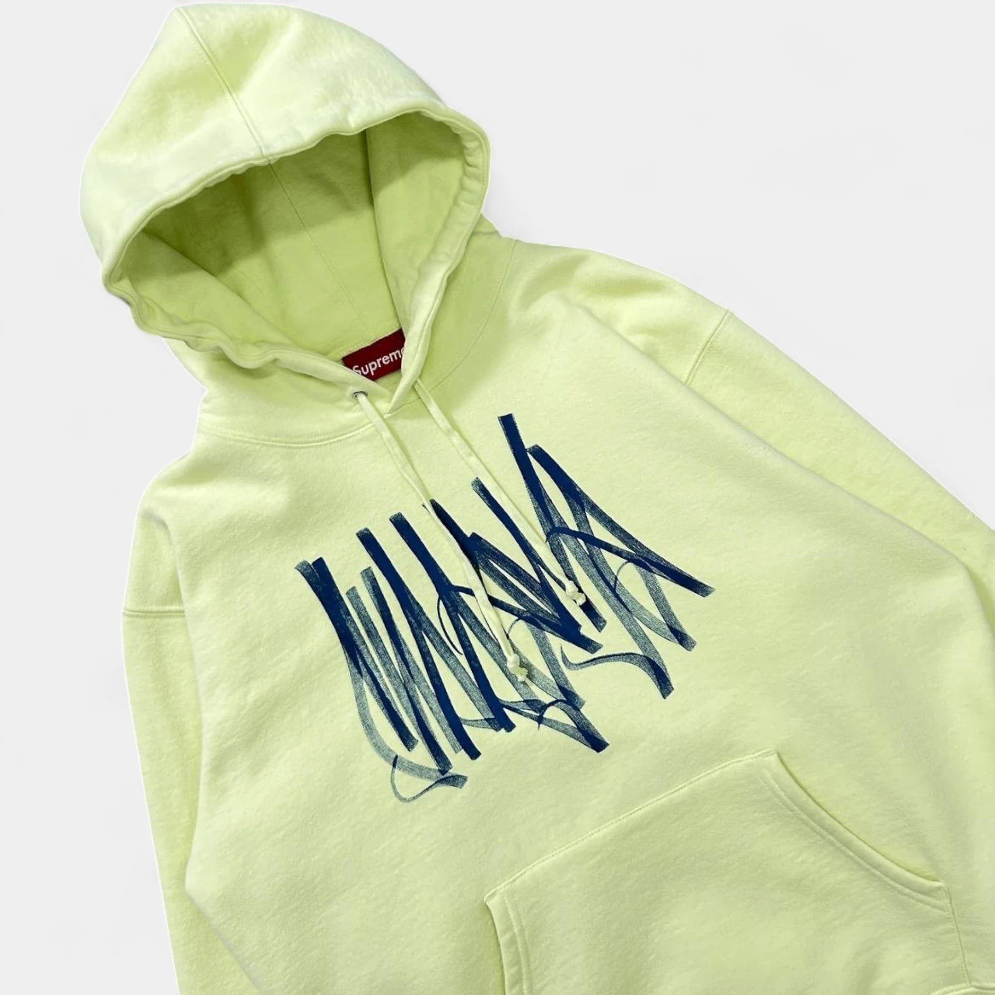 Supreme Supreme SS19 Lime Tag Logo Hoodie Size US S / EU 44-46 / 1 - 2 Thumbnail