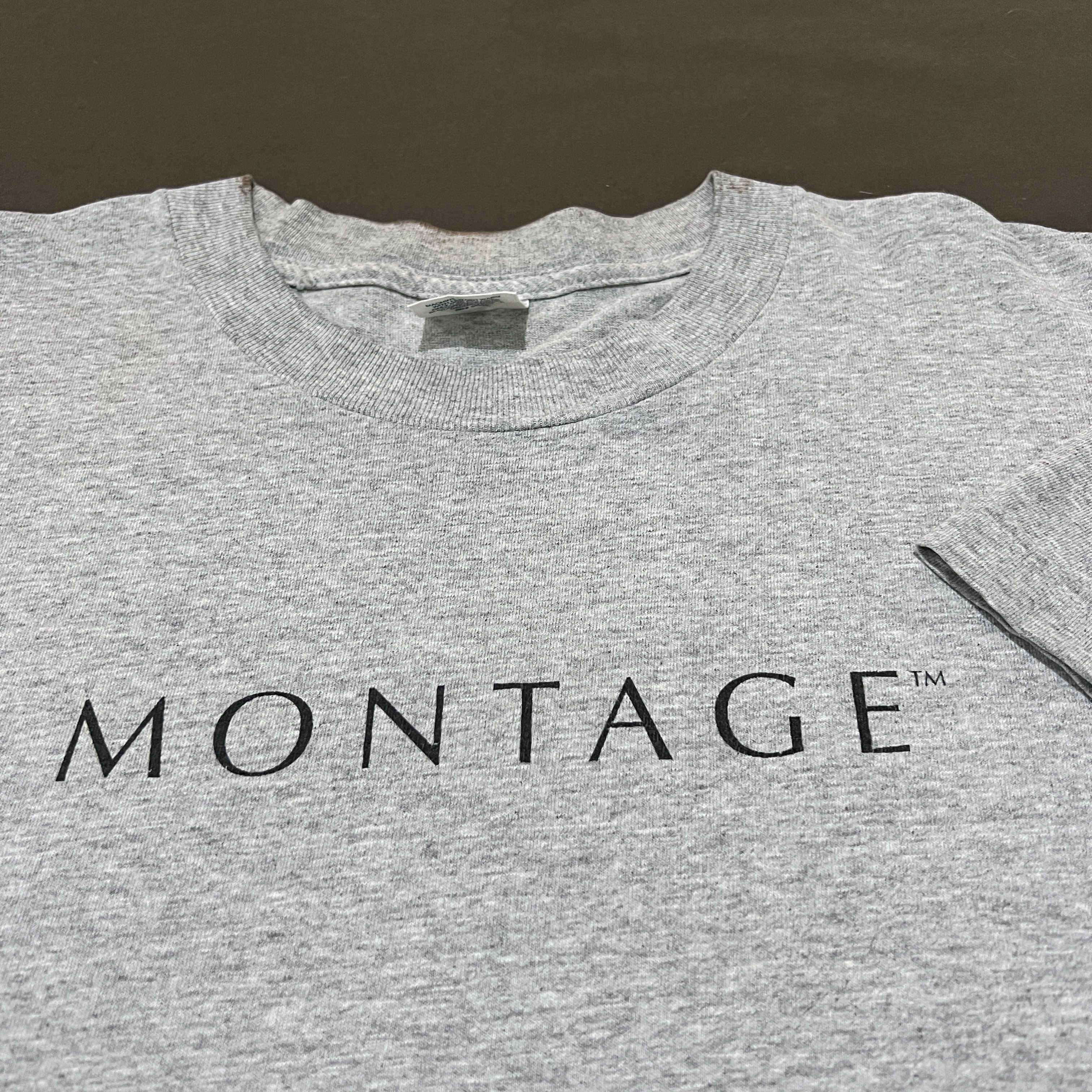 Vintage Vintage Y2K MONTAGE Promo Tee XL Size US XL / EU 56 / 4 - 1 Thumbnail