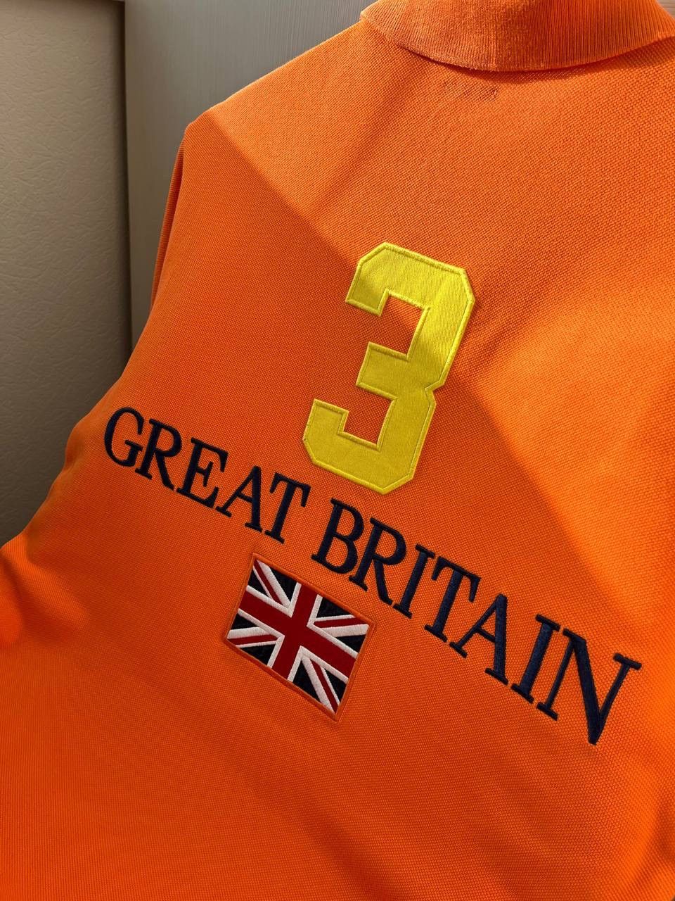Polo Ralph Lauren × Vintage Vintage Polo Ralph Lauren Great Britain Big Logo Shirt Size US S / EU 44-46 / 1 - 11 Thumbnail