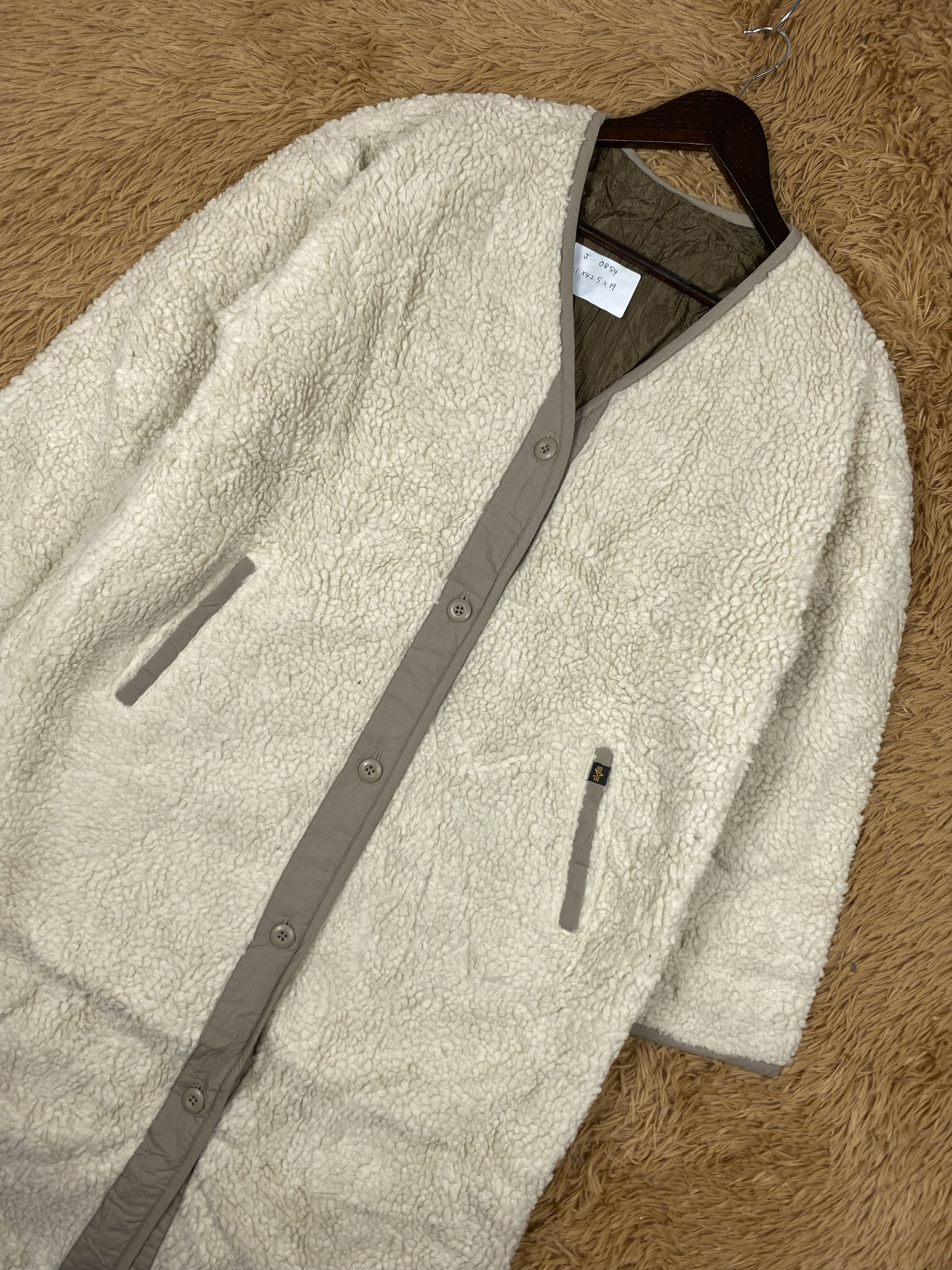 Alpha Industries Vintage Alpha Industries Fleece Jacket DJ0854 Size US M / EU 48-50 / 2 - 2 Thumbnail