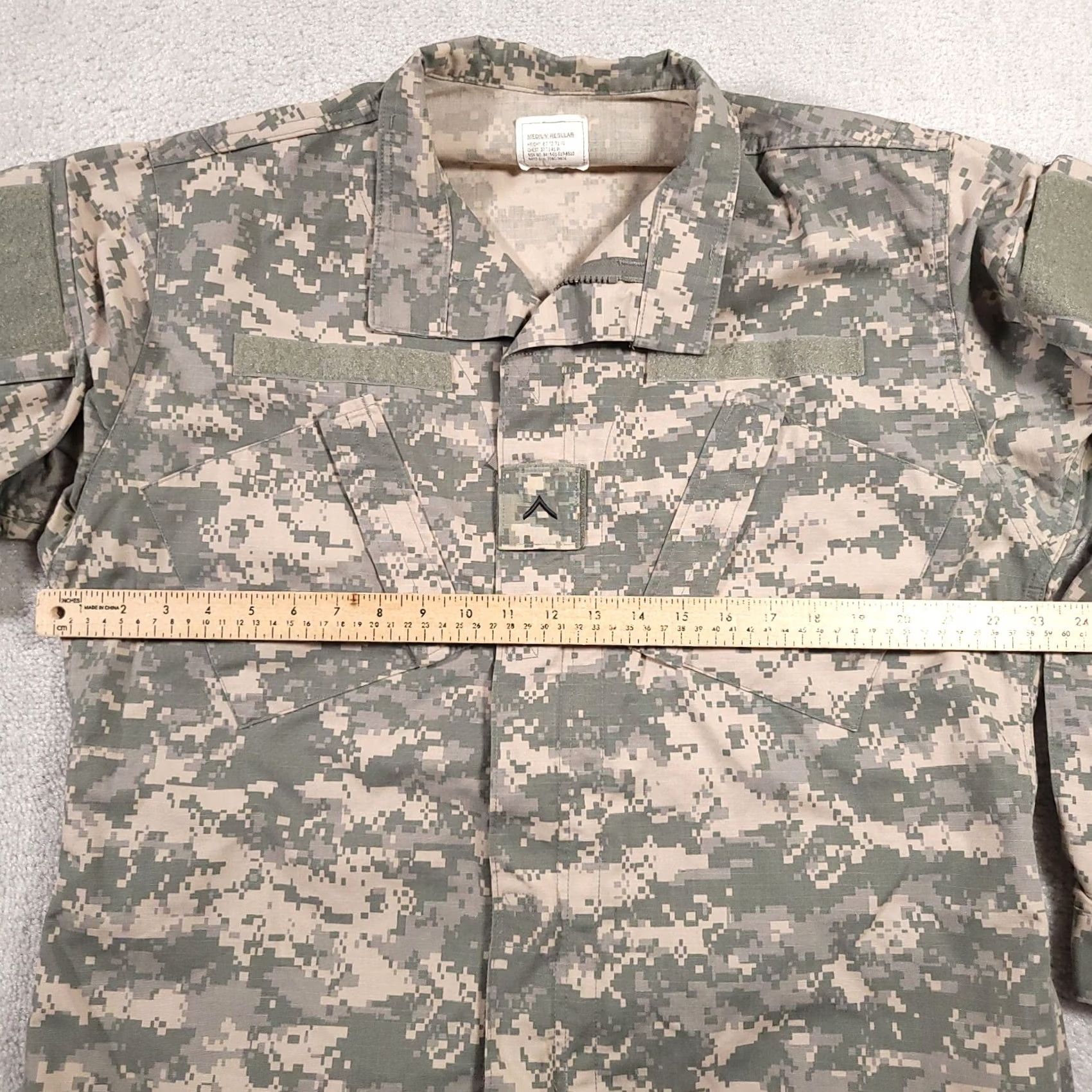 Vintage Army Mens Size Medium Regular Digital Camo Military Utility Uniform Jacket Coat Size US M / EU 48-50 / 2 - 7 Thumbnail