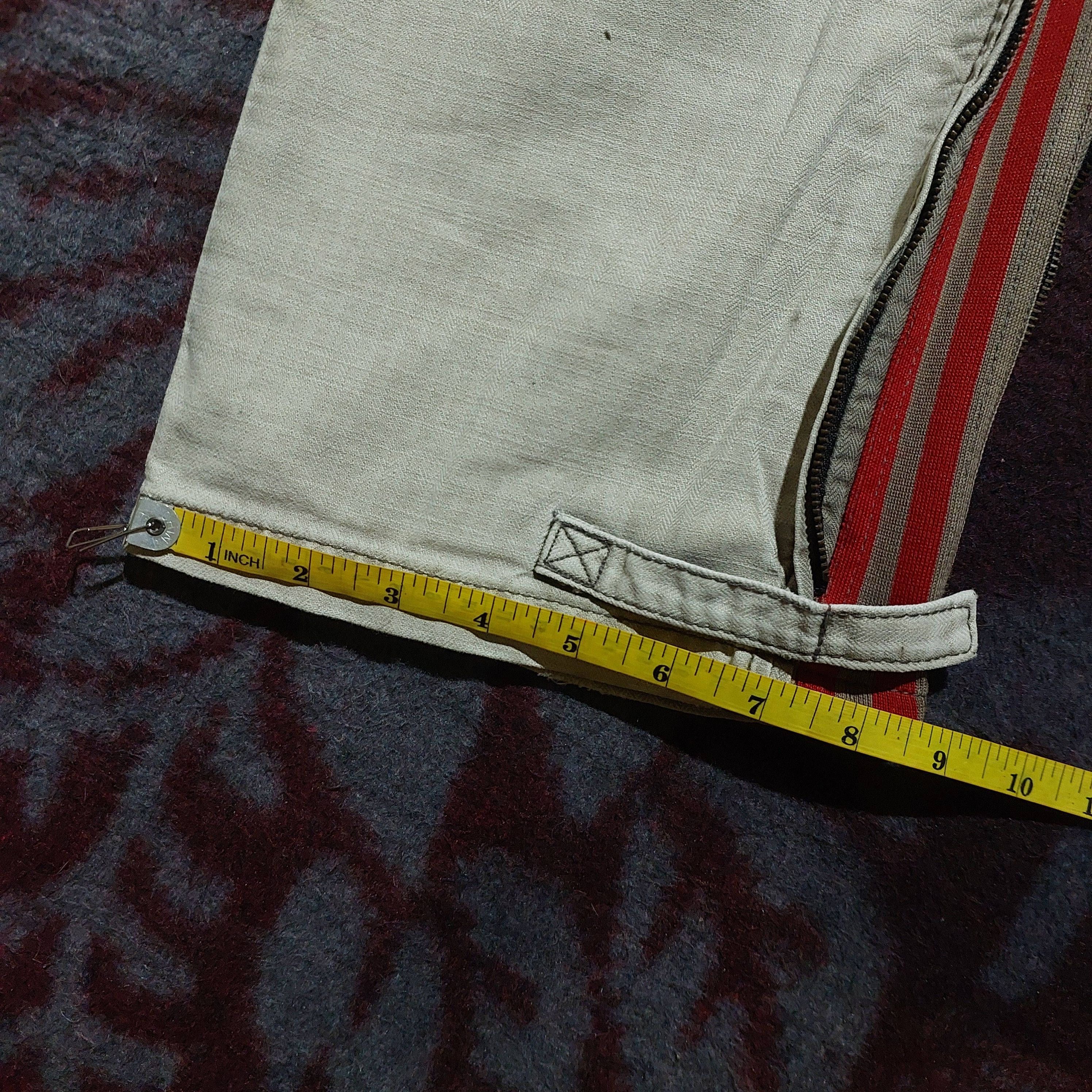 PPFM PPFM bondage zipper side distressed 3d pocket cargo pants Size US 33 - 23 Thumbnail