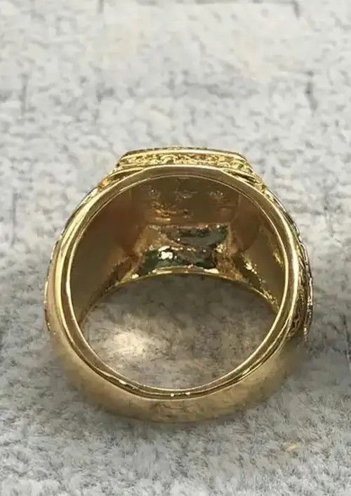 Jewelry × Vintage Punk Carved Pattern Rings Size ONE SIZE - 4 Thumbnail
