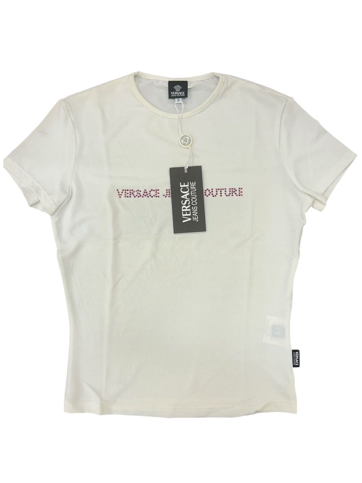 Versace Jeans Couture NWT Vintage Versace Jeans Couture T-Shirt White Deadstock S Size S / US 4 / IT 40 - 2 Thumbnail